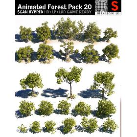 Forest Pack Animated 20 3D model